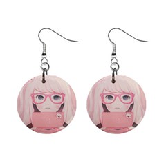 Gamegirl Girl Mini Button Earrings