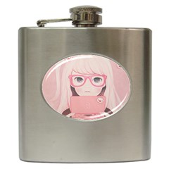 Gamegirl Girl Hip Flask (6 Oz)