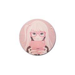 Gamegirl Girl Golf Ball Marker (4 Pack) by kaoruhasegawa