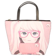 Gamegirl Girl Bucket Bags by kaoruhasegawa