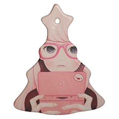 Gamegirl Girl Ornament (christmas Tree)