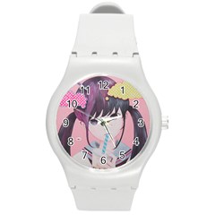 Sweet Boredom Round Plastic Sport Watch (m)