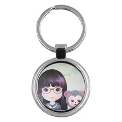 Close Encounter 4 Key Chains (round)  by kaoruhasegawa