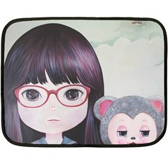 Close Encounter 4 Fleece Blanket (mini)