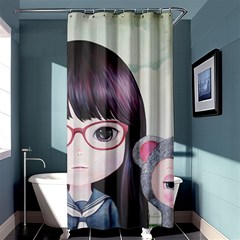 Close Encounter 4 Shower Curtain 36  X 72  (stall) 