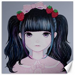 Nakayoshi Strawberry Canvas 12  X 12  