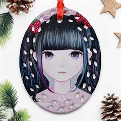 Nakayoshi Strawberry Ornament (oval Filigree) 