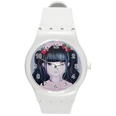 Nakayoshi Strawberry Round Plastic Sport Watch (m) by kaoruhasegawa