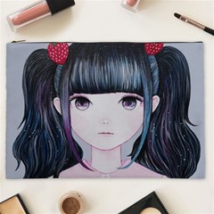 Nakayoshi Strawberry Cosmetic Bag (xxl)  by kaoruhasegawa