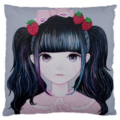 Nakayoshi Strawberry Large Flano Cushion Case (two Sides)