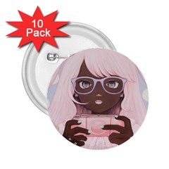 Gamergirl 3 2 25  Buttons (10 Pack) 