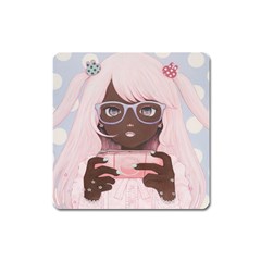 Gamergirl 3 Square Magnet