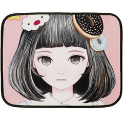 Maybe March<3 Double Sided Fleece Blanket (mini) 