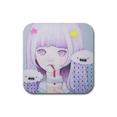 My Little Cloud 2 Rubber Coaster (square) 