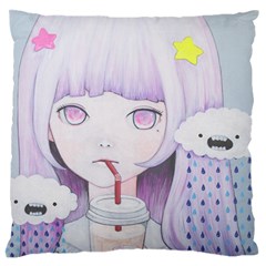 My Little Cloud 2 Large Flano Cushion Case (two Sides)