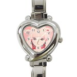 Spring Rain? Heart Italian Charm Watch Front