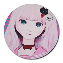 Sweet Tuesday Round Mousepads