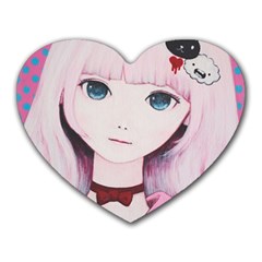 Sweet Tuesday Heart Mousepads