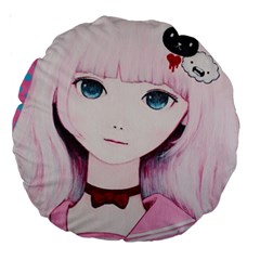 Sweet Tuesday Large 18  Premium Round Cushions