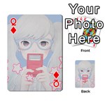 Gamegirl Girl Play with star Playing Cards 54 Designs  Front - DiamondQ