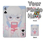 Gamegirl Girl Play with star Playing Cards 54 Designs  Front - Club6