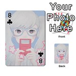 Gamegirl Girl Play with star Playing Cards 54 Designs  Front - Club8