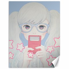 Gamegirl Girl Play With Star Canvas 18  X 24  