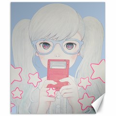 Gamegirl Girl Play With Star Canvas 20  X 24   by kaoruhasegawa