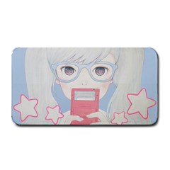 Gamegirl Girl Play With Star Medium Bar Mats by kaoruhasegawa