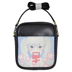 Gamegirl Girl Play With Star Girls Sling Bags by kaoruhasegawa