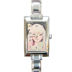 Soy Sauce Uchuuw Rectangle Italian Charm Watch by kaoruhasegawa