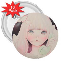 Soy Sauce Uchuuw 3  Buttons (10 Pack)  by kaoruhasegawa