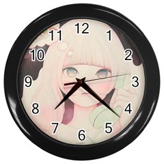 Soy Sauce Uchuuw Wall Clocks (black) by kaoruhasegawa