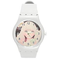 Soy Sauce Uchuuw Round Plastic Sport Watch (m) by kaoruhasegawa