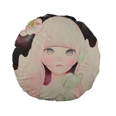 Soy Sauce Uchuuw Standard 15  Premium Flano Round Cushions