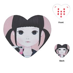 Smile Camare Playing Cards (heart)  by kaoruhasegawa