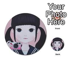 Smile Camare Multi-purpose Cards (round)  by kaoruhasegawa