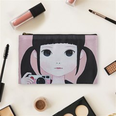 Smile Camare Cosmetic Bag (medium)  by kaoruhasegawa