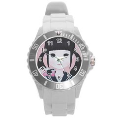 Smile Camare Round Plastic Sport Watch (l) by kaoruhasegawa