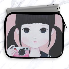 Smile Camare Apple Ipad 2/3/4 Zipper Cases by kaoruhasegawa