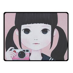 Smile Camare Double Sided Fleece Blanket (small) 