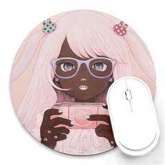 Gamergirl 3 P Round Mousepads