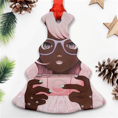 Gamergirl 3 P Christmas Tree Ornament (2 Sides)