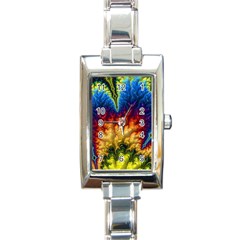 Amazing Special Fractal 25a Rectangle Italian Charm Watch