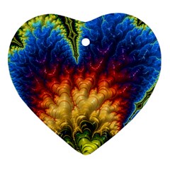 Amazing Special Fractal 25a Ornament (heart)  by Fractalworld