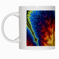 Amazing Special Fractal 25a White Mugs by Fractalworld