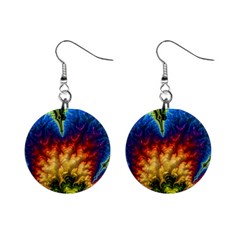 Amazing Special Fractal 25a Mini Button Earrings