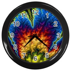 Amazing Special Fractal 25a Wall Clocks (black)