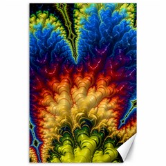 Amazing Special Fractal 25a Canvas 24  X 36  by Fractalworld