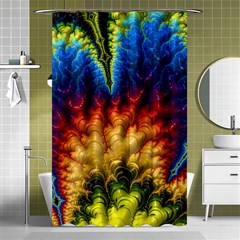 Amazing Special Fractal 25a Shower Curtain 48  X 72  (small) 